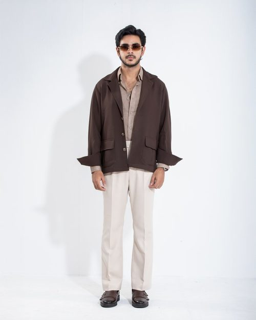 Shacket - Suit Cut - Mocha