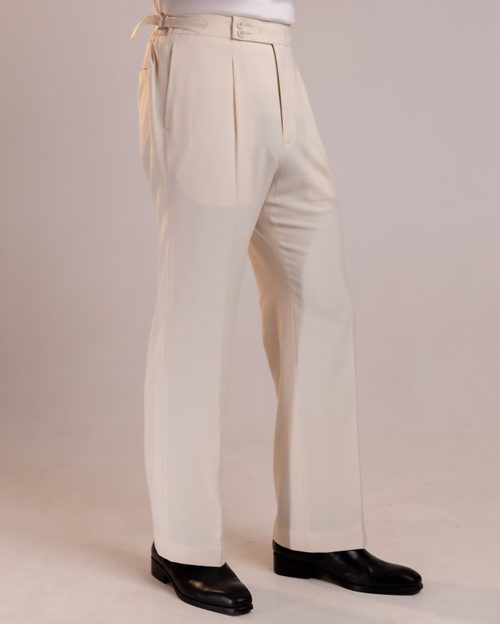 Straight-Fit BootCut Pajama - Cream